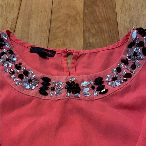 Woman’s, Bongo Blouse with beaded neckline - Picture 2 of 4